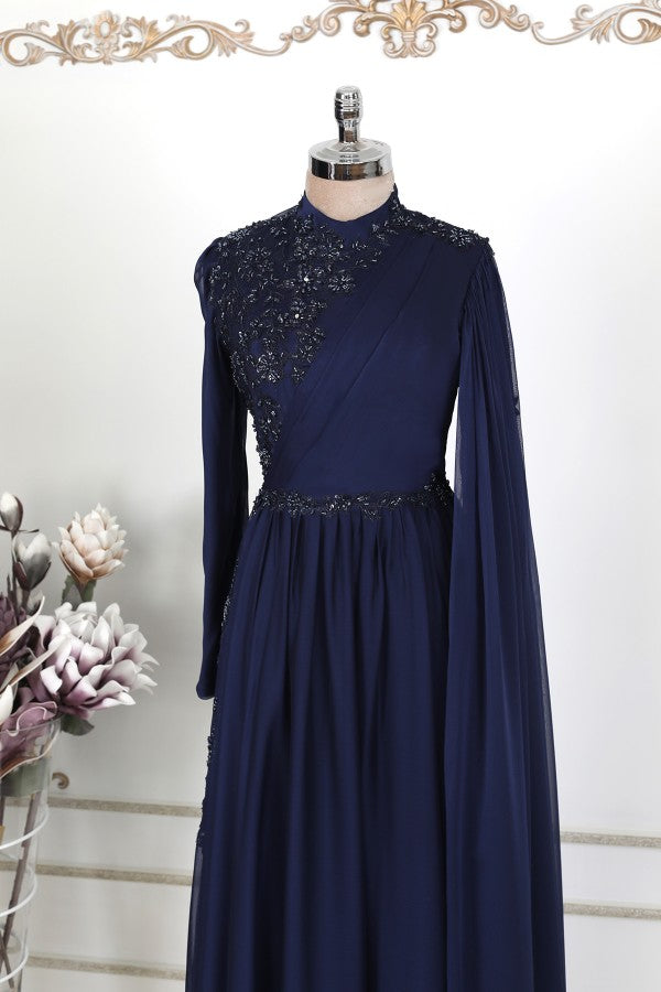 Hayal Şifon Modest Evening Dress