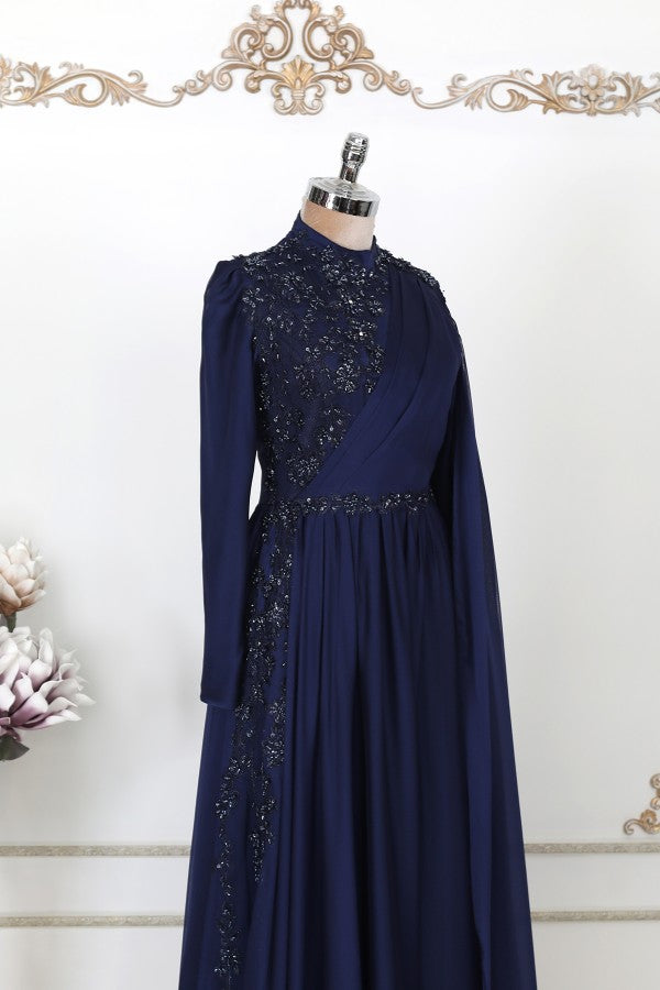 Hayal Şifon Modest Evening Dress