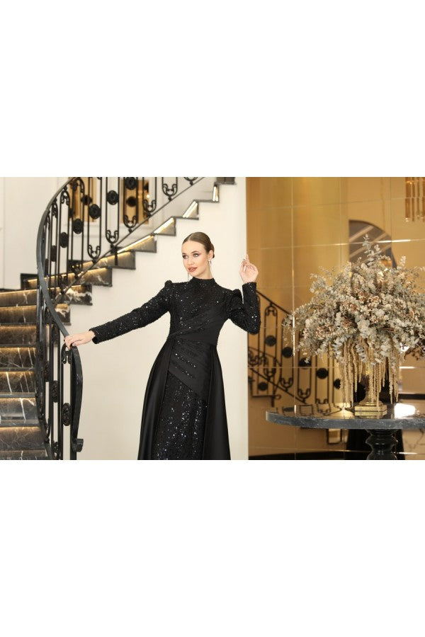 Henna Modest Evening Dress