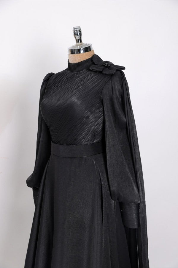 Kugu Modest Evening Dress Siyah