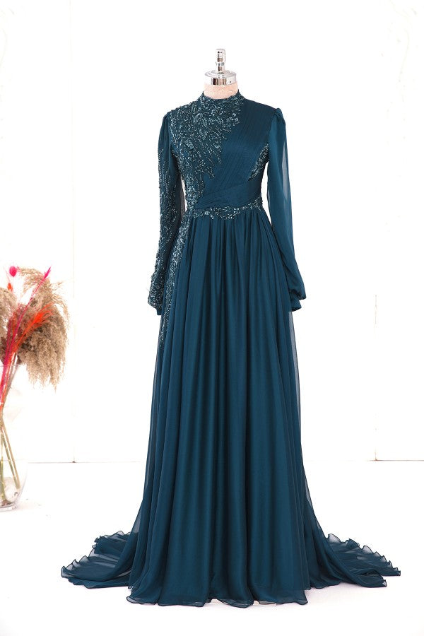 Meltem Modest Evening Dress