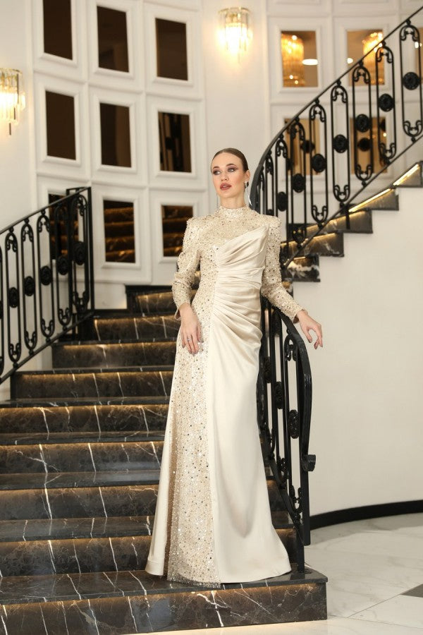 Mevra Modest Evening Dress Merhaba Boutique Mevra Modest Evening Dress Merhaba Boutique