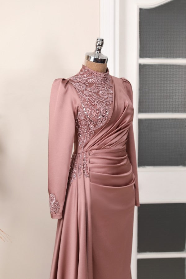 Monica Modest Evening Dress