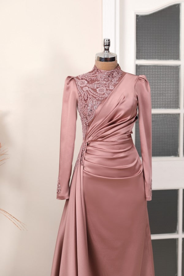 Monica Modest Evening Dress