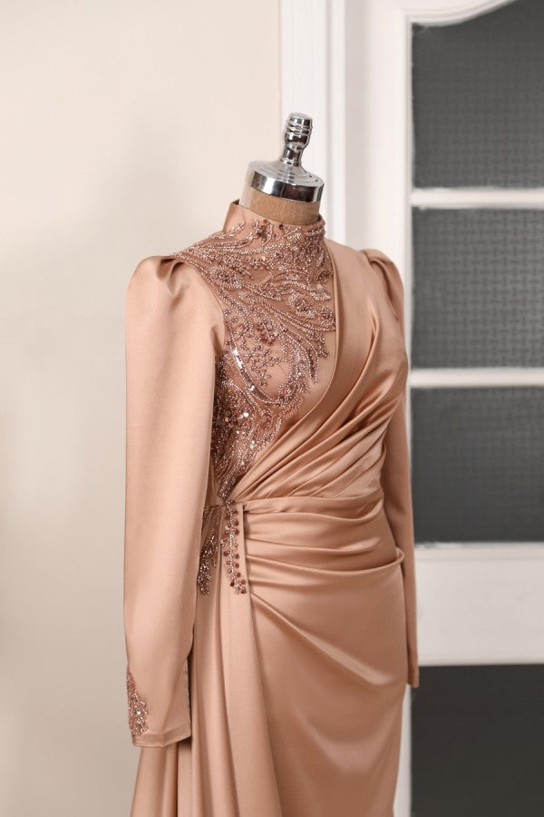 Monica Modest Evening Dress