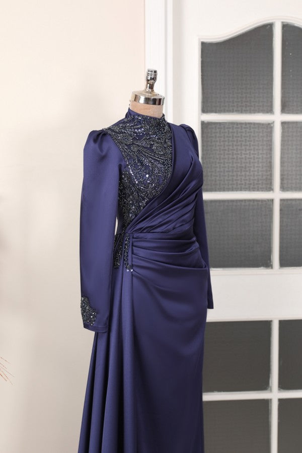 Monica Modest Evening Dress