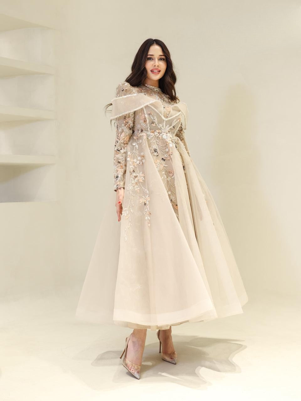 Couture Balanci Modest Evening Dress