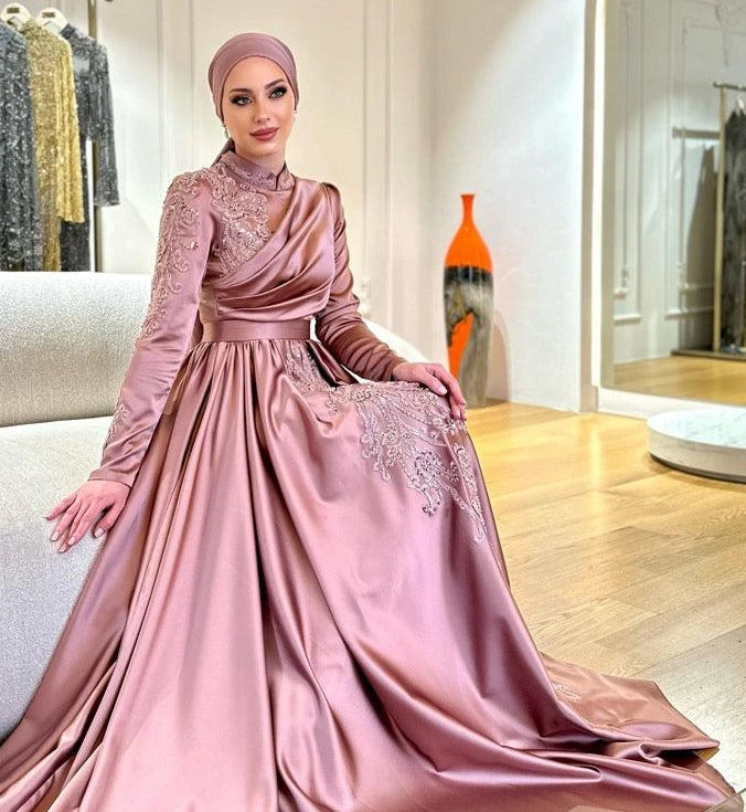 Mahidevran Modest Evening Dress