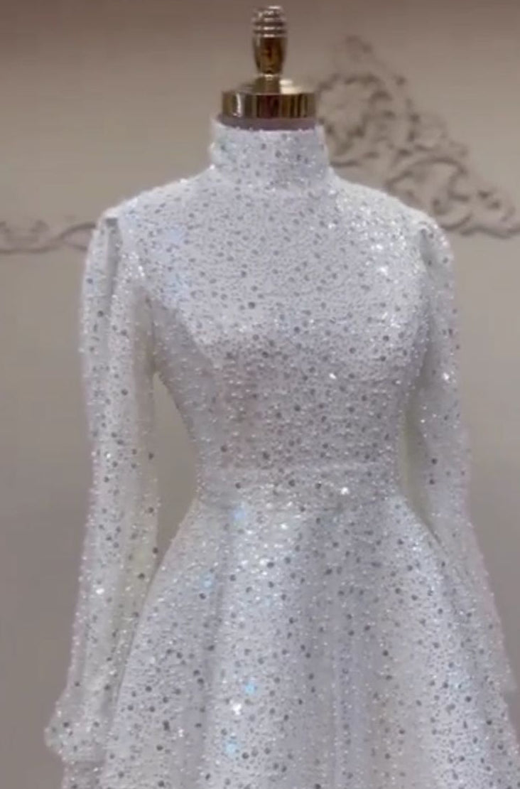 Wedding dress , including veil