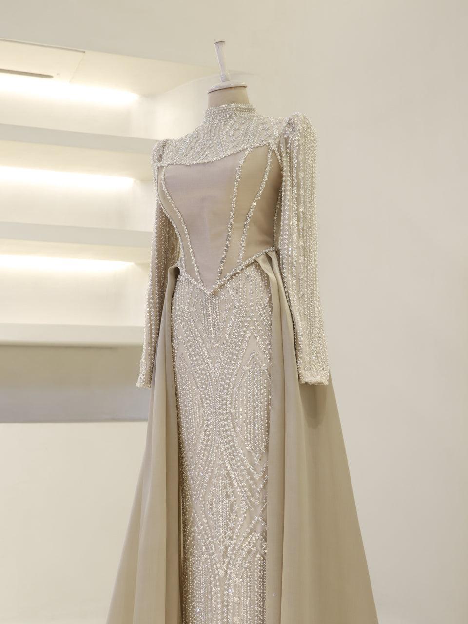 Couture Walsa Modest Evening Dress