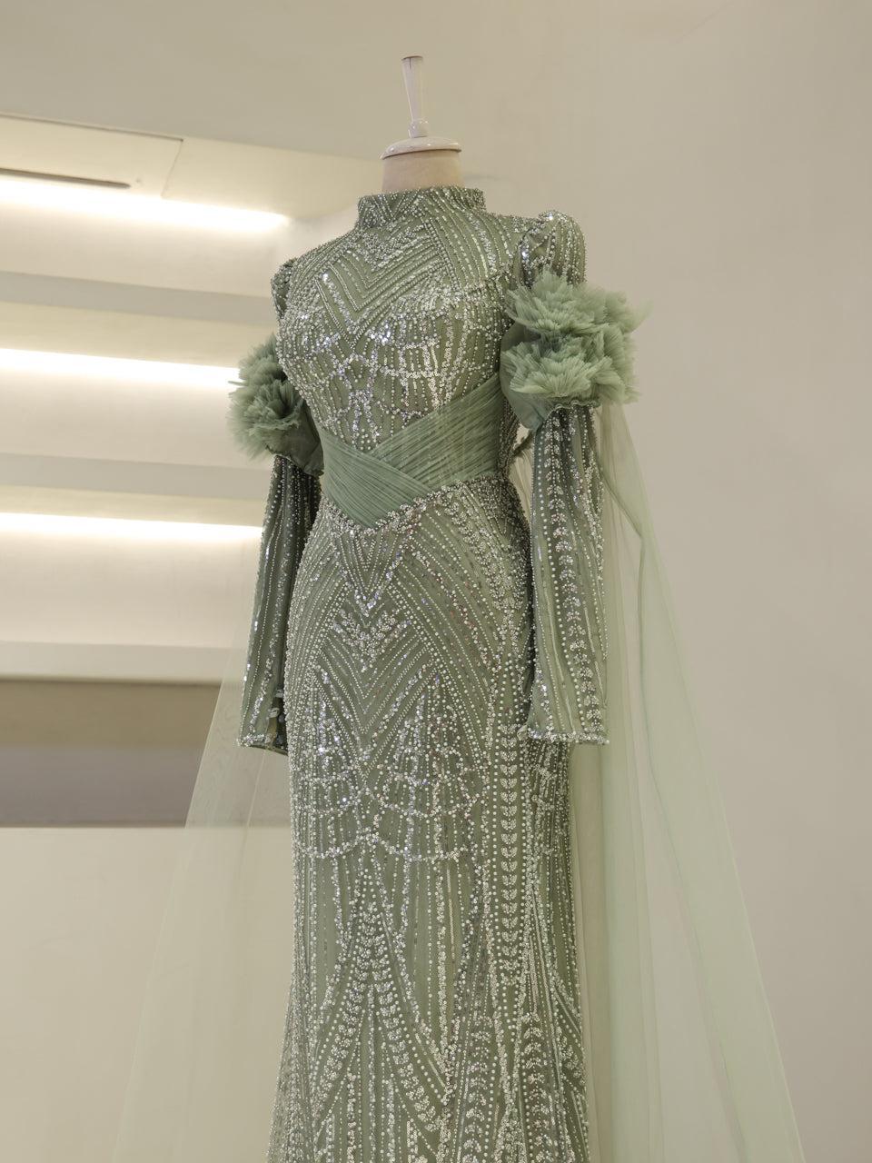 Couture Hafsa Modest Evening Dress