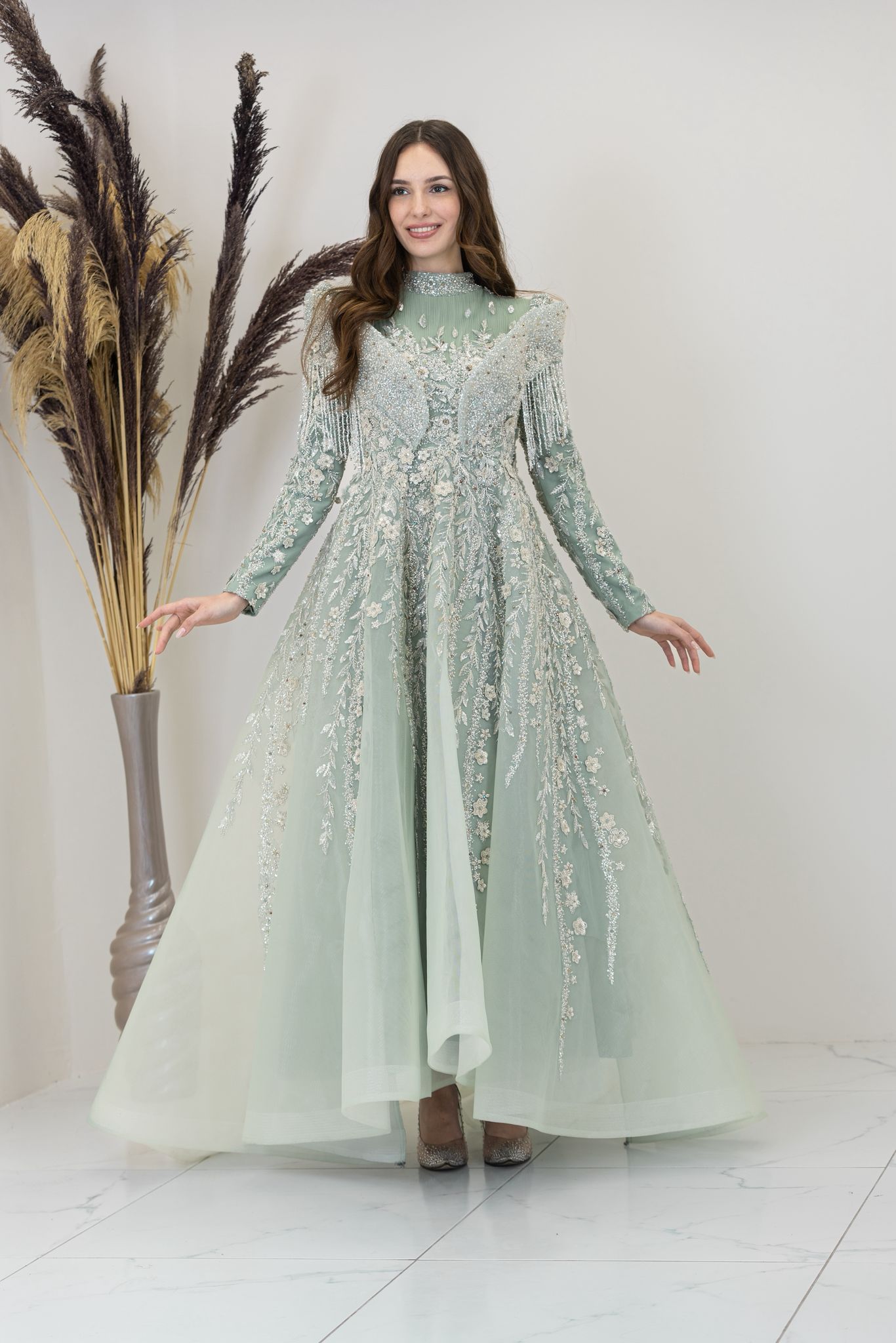 Couture Bridgeton Modest Evening Dress