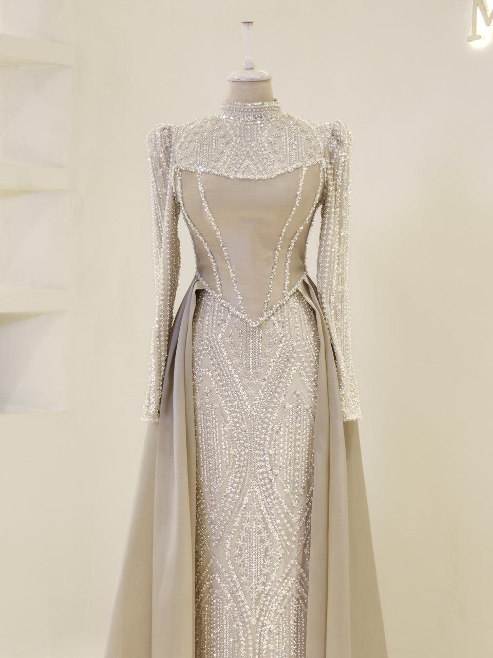 Couture Walsa Modest Evening Dress