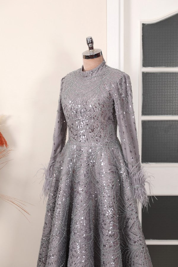 Rosalin Modest Evening Dress