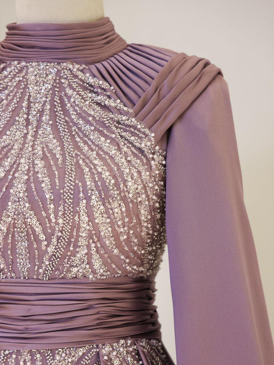 Couture Berra Modest Evening Dress