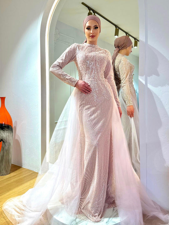 Couture Dania Modest Evening Dress