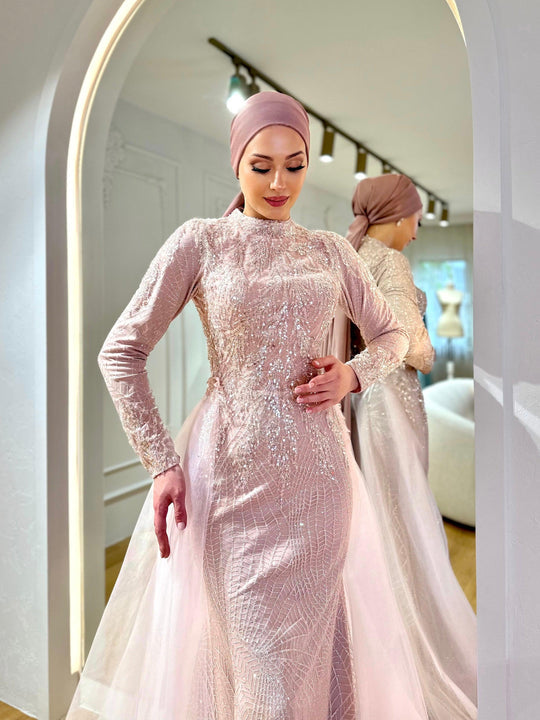 Couture Dania Modest Evening Dress