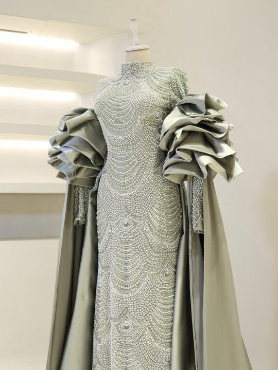 Couture Elizabeth Modest Evening Dress