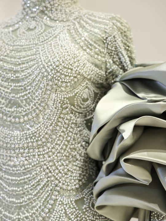 Couture Elizabeth Modest Evening Dress