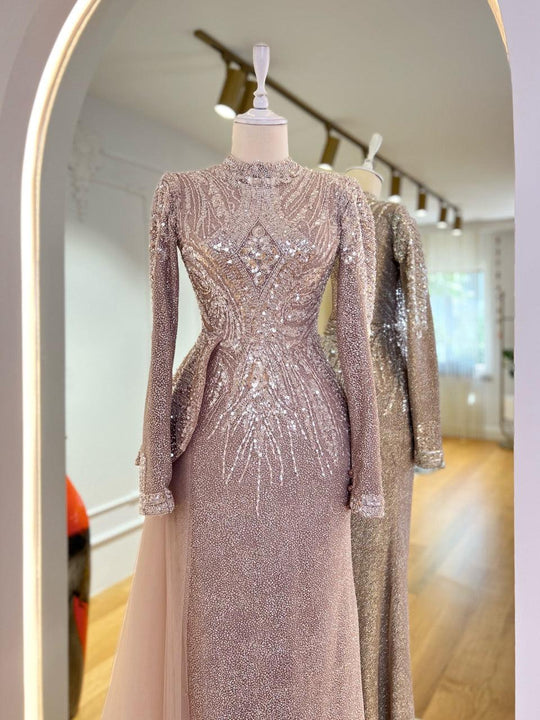 Couture Harzem Tesettür Modest Evening Dress