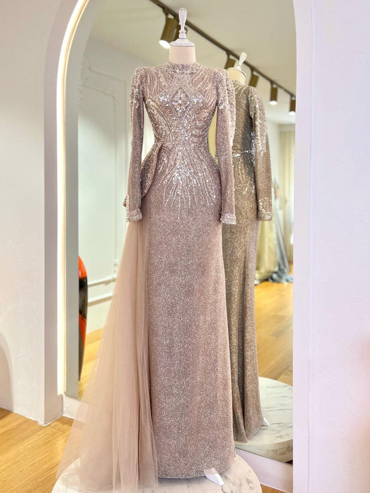 Couture Harzem Tesettür Modest Evening Dress
