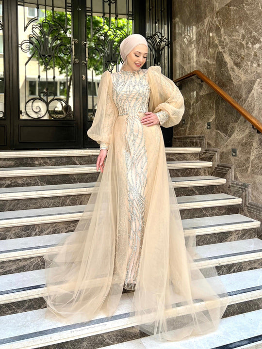 Couture Olivia Tesettür Modest Evening Dress