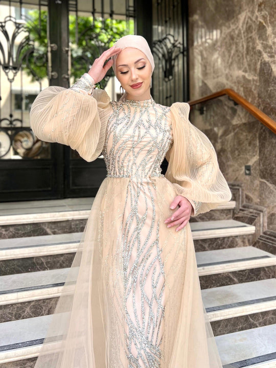 Couture Olivia Tesettür Modest Evening Dress
