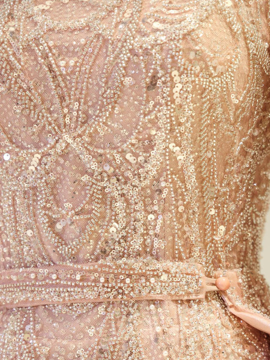 Couture alfah Modest Evening Dress