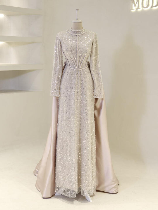 Couture Palma Modest Evening Dress