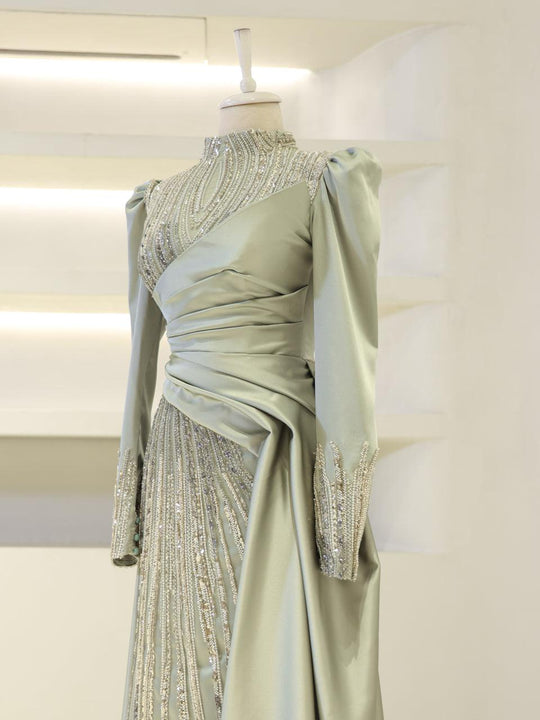 Couture Sura Tesettür Modest Evening Dress