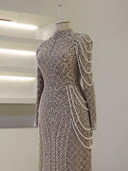 Couture Zara Modest Evening Dress