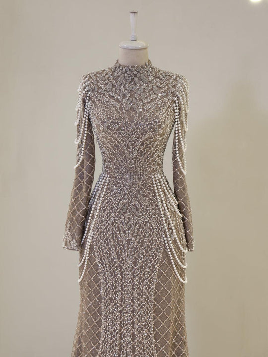 Couture Zara Modest Evening Dress