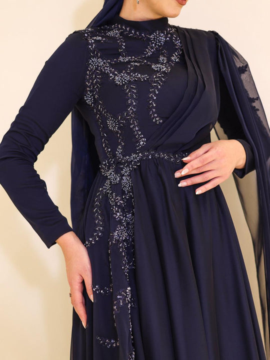 Halil Modest Evening Dress
