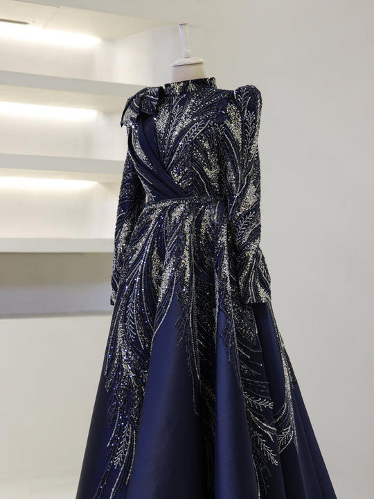 Lana Modest Evening Dress Merhaba Boutique Lana Modest Evening Dress Merhaba Boutique