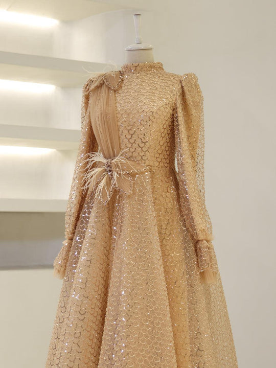 Kitana Modest Evening Dress Merhaba Boutique Kitana Modest Evening Dress Merhaba Boutique