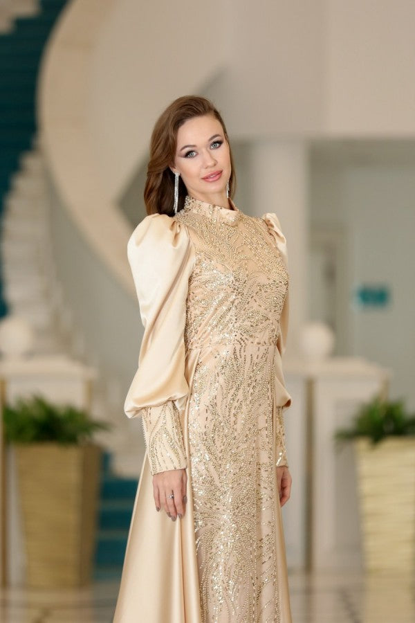 Yasemin Modest Evening Dress Merhaba Boutique Yasemin Modest Evening Dress Merhaba Boutique